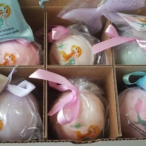 6 MERMAID SPLASH with Glitter Surprise Gift Set